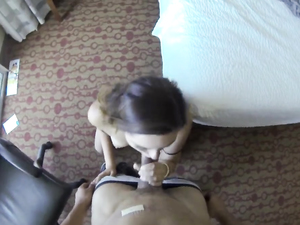 Young Hooker In A Hot Dress Makes Her Client Cum